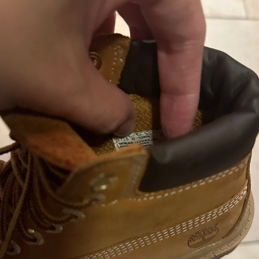 Timberland Tan Leather Boots